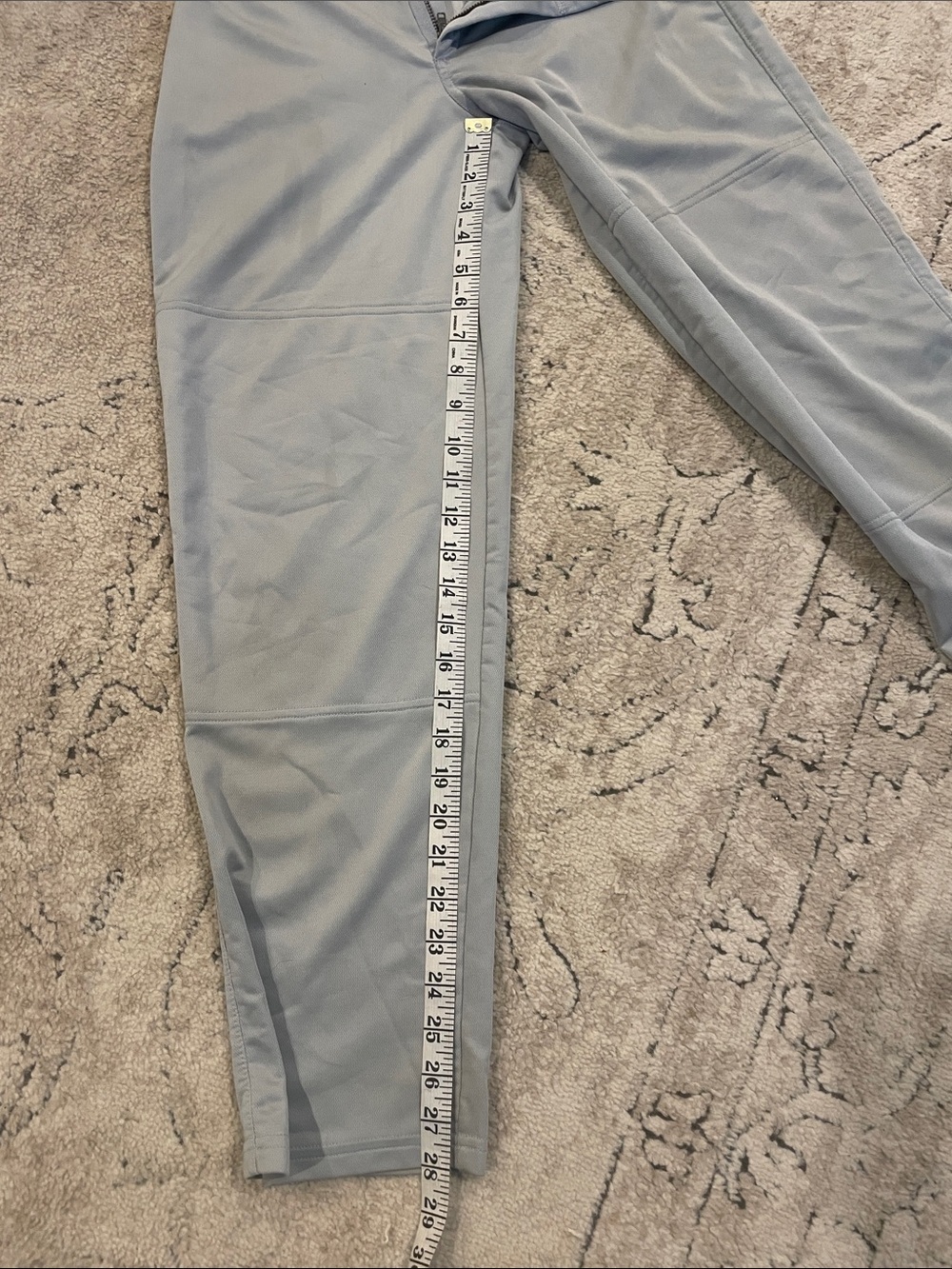 Nike Light Gray Baseball Pants with Black Swoosh - Picture 10 of 12